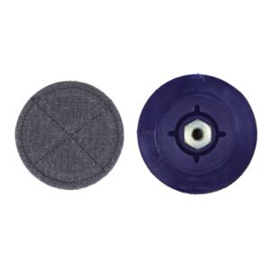 Velcro Polishing Backer Pad with Metal Insert | Threaded Support Disc for Hand & Angle Grinder Polishing