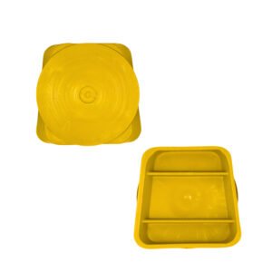 Square Resin Polishing Support Pad | Rigid Backing Block for Stable Stone Polishing Applications