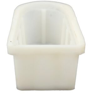 White Nylon Locking Cap | Precision Retainer Cap for Secure Polishing Pad Fixing