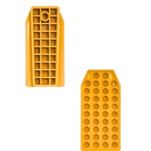 Resin Polishing Pad Support Block | Grid-Reinforced Mounting Base for Stable Stone Polishing