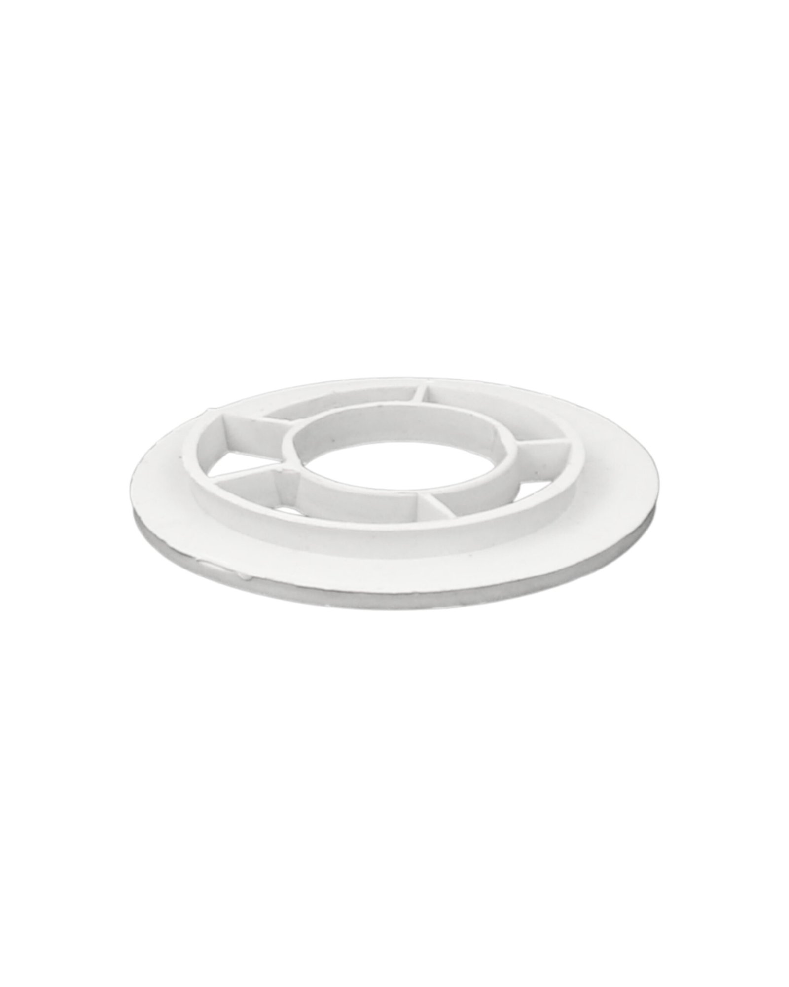 White Plastic Polishing Pad Retainer Ring | Circular Locking Support Frame for Grinding & Finishing Pads - Image 3