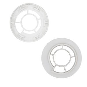White Plastic Polishing Pad Retainer Ring | Circular Locking Support Frame for Grinding & Finishing Pads