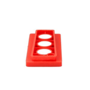 Resin Polishing Pad Support Block | Triple-Port Mounting Plate for Stable Stone Polishing Operations
