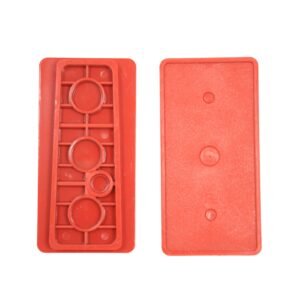 Rectangular Resin Magnetic Adapter Plate | Multi-Ring Lock Backing Plate for Polishing Pads
