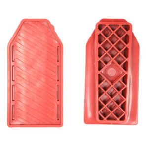 Rectangular Resin Magnetic Adapter Shoe (Dot Pattern) | Reinforced Grid Back with Central Magnetic Lock