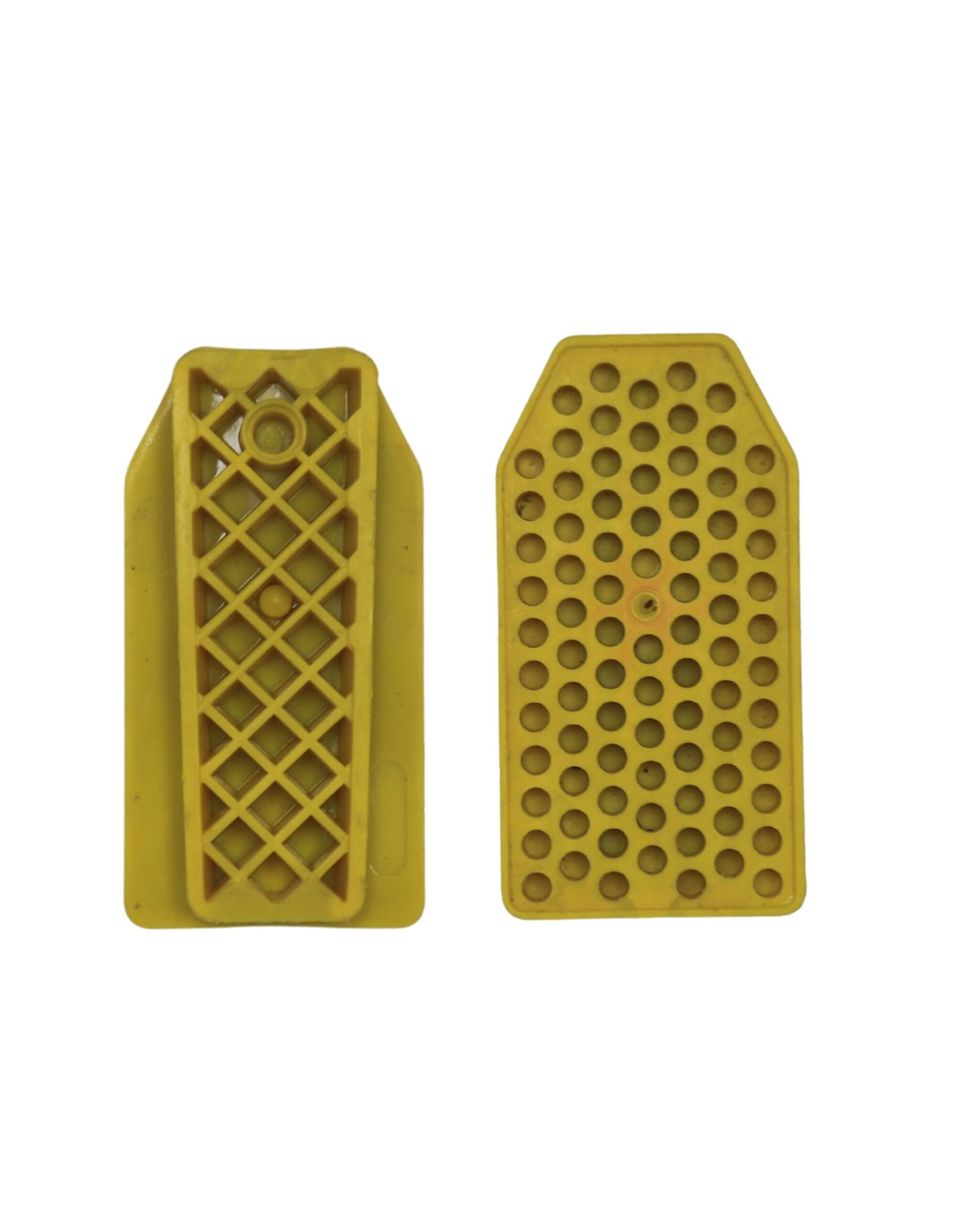 Heavy Duty Yellow PU Machine Pad | Rectangular Anti-Vibration Support Block